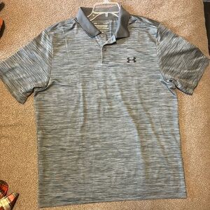 Under Armour Men's Gray Polo Shirt